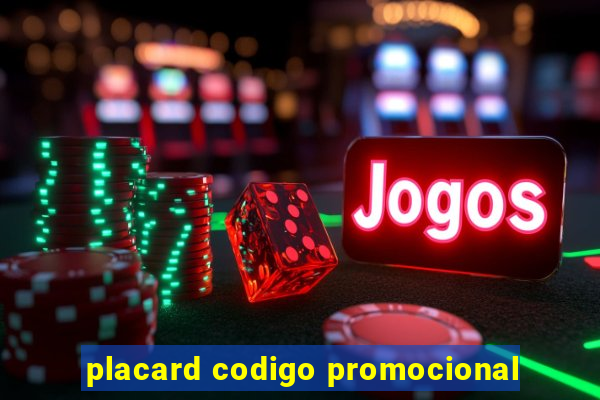 placard codigo promocional