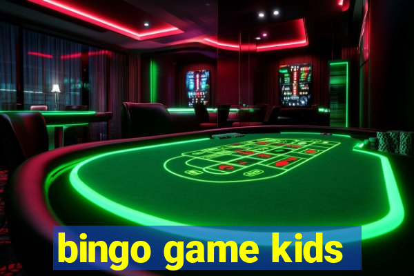 bingo game kids