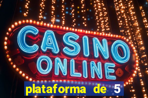 plataforma de 5 reais fortune tiger