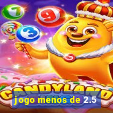 jogo menos de 2.5