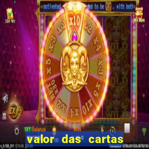 valor das cartas no 21