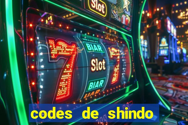 codes de shindo life blaze