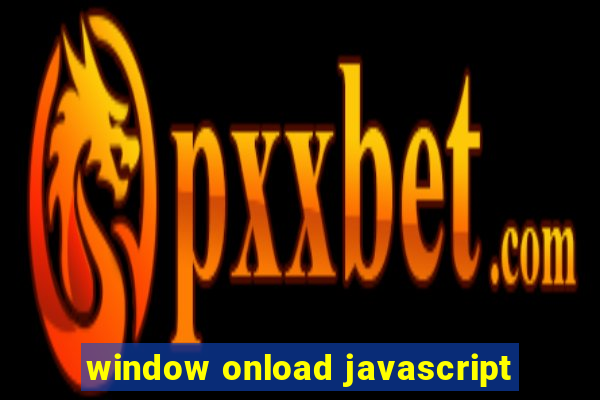 window onload javascript