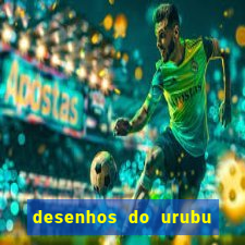 desenhos do urubu do flamengo para colorir