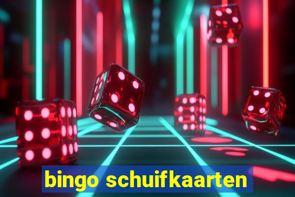 bingo schuifkaarten