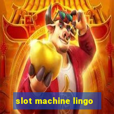 slot machine lingo