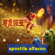 apostila alfacon