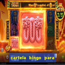 cartela bingo para cha de cozinha imprimir gratis