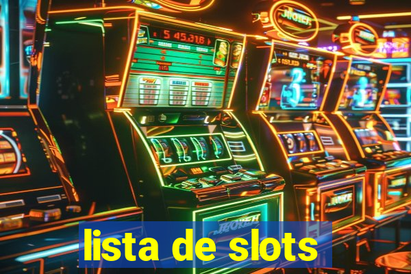 lista de slots