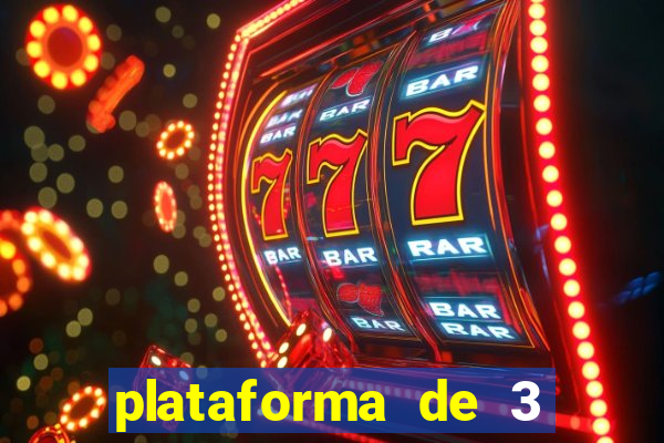 plataforma de 3 reais cassino