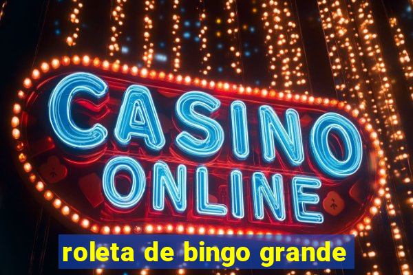 roleta de bingo grande