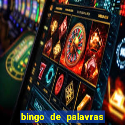 bingo de palavras cha de bebe