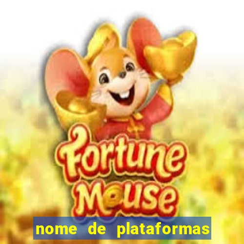 nome de plataformas de jogos