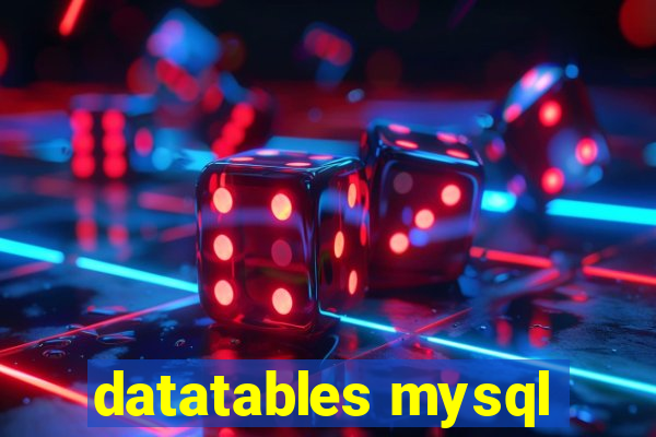 datatables mysql