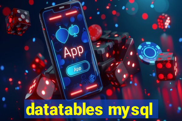 datatables mysql