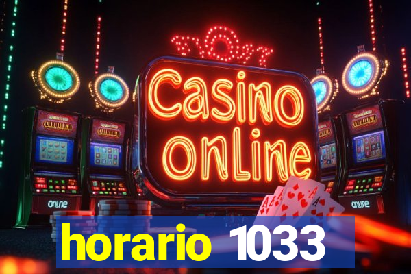 horario 1033