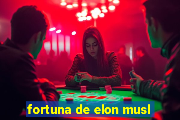 fortuna de elon musl