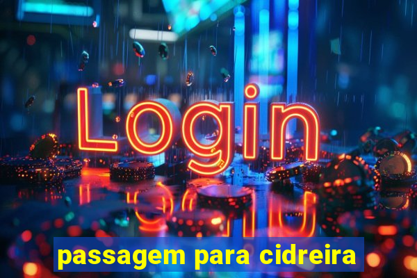 passagem para cidreira