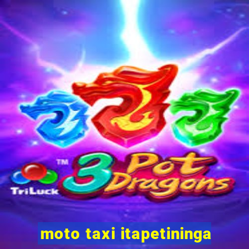 moto taxi itapetininga