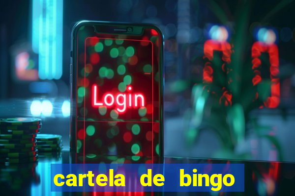 cartela de bingo para chá de bebê