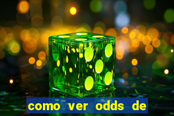 como ver odds de jogos passados