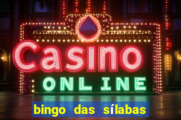 bingo das sílabas como jogar