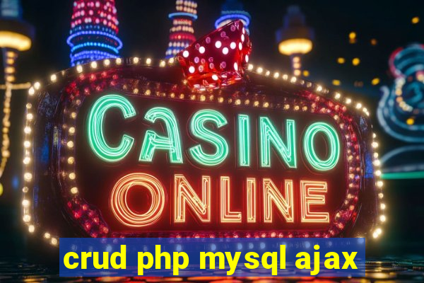 crud php mysql ajax