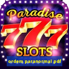 ordem paranormal pdf