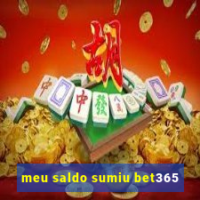 meu saldo sumiu bet365