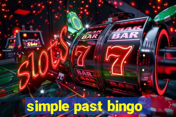 simple past bingo