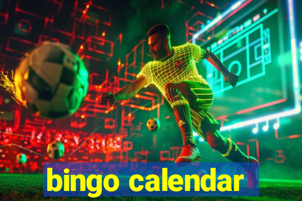 bingo calendar