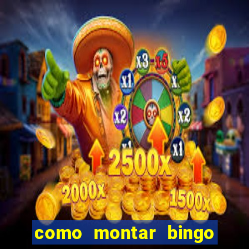 como montar bingo brinquedos toia