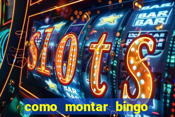 como montar bingo brinquedos toia