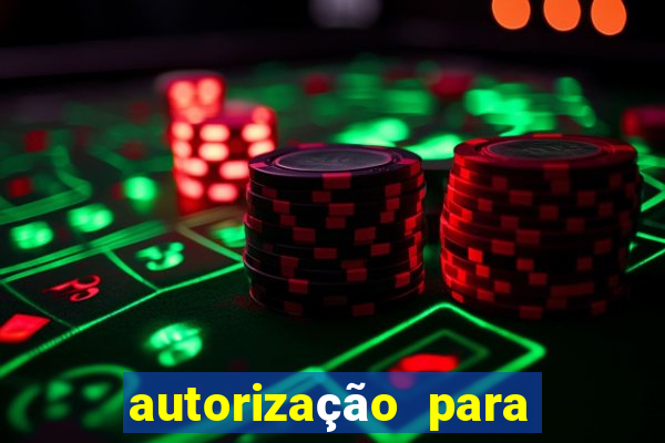 autorização para jogar bola