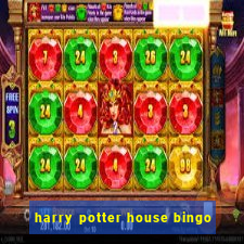 harry potter house bingo