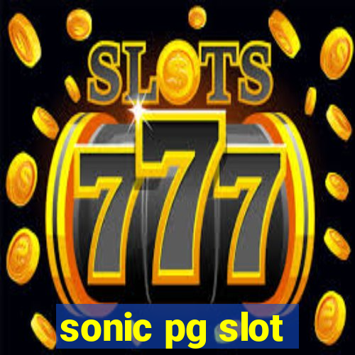 sonic pg slot