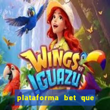 plataforma bet que da bonus