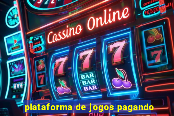 plataforma de jogos pagando