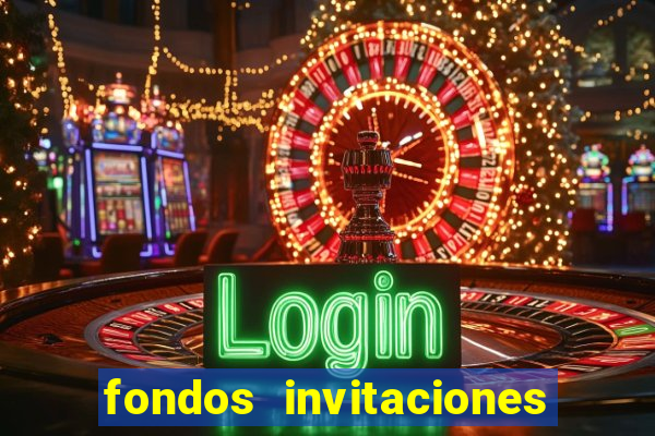 fondos invitaciones de bingo para editar