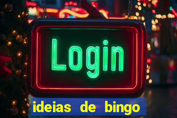 ideias de bingo para o natal