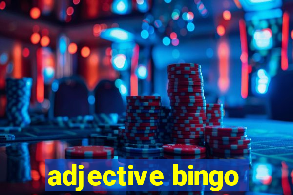 adjective bingo