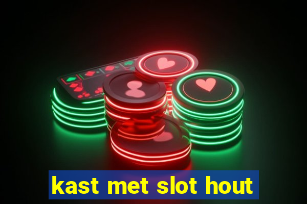 kast met slot hout