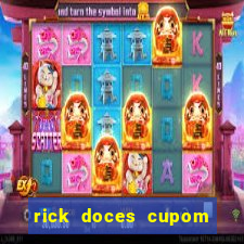 rick doces cupom primeira compra