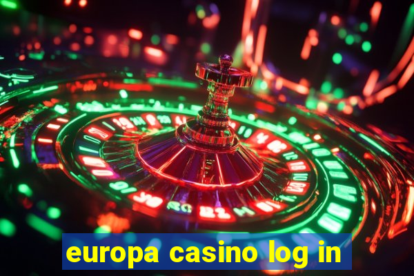 europa casino log in