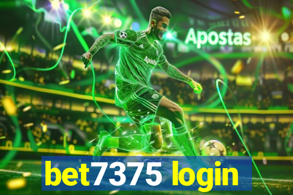 bet7375 login