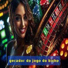 gerador do jogo do bicho