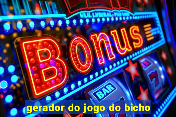 gerador do jogo do bicho