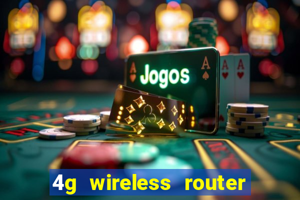 4g wireless router with sim card slot