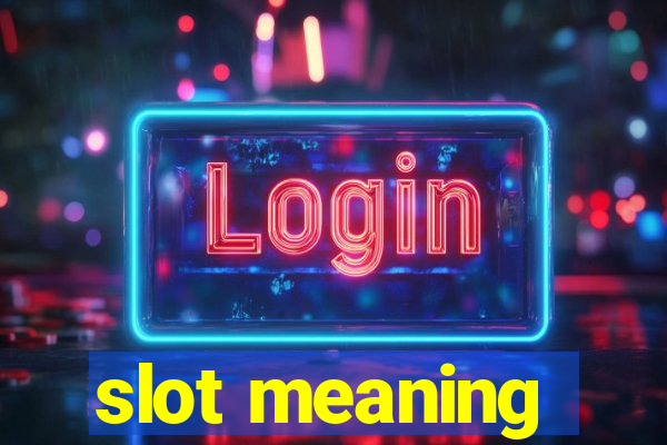 slot meaning