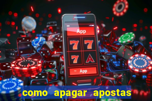 como apagar apostas no app da caixa